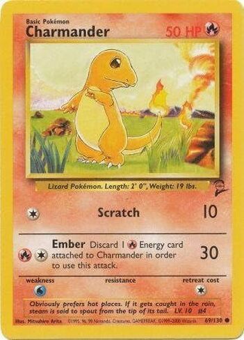 Pokemon - Charmander (69) - Base Set 2 in Saudi Arabia