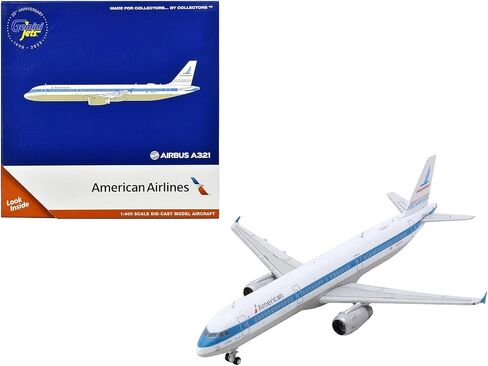 GeminiJets GJAAL2257 American Airbus A321 Piedmont Heritage N581UW; Scale 1:400 in Saudi Arabia