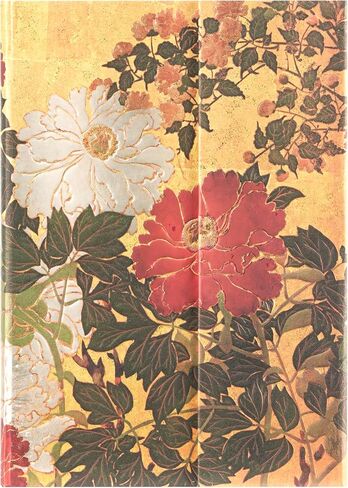 مجلة Natsu Midi غير المبطنة ، 144pg ، 120gsm بواسطة Paperblanks (Rinpa Florals) in Saudi Arabia