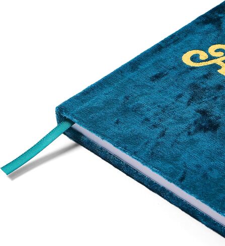Sorority Shop Zeta Tau Alpha Notebook - ZTA Velvet Notebook with Velvet Cover, Gold Foil Imprint, Satin Ribbon, 216 Lined Pages, Glued Binding - Sorority Journal, Zeta Tau Alpha Sorority Gift in Saudi Arabia
