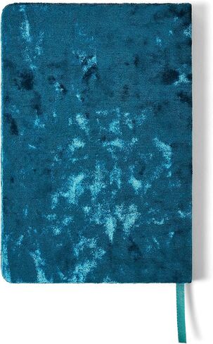 Sorority Shop Zeta Tau Alpha Notebook - ZTA Velvet Notebook with Velvet Cover, Gold Foil Imprint, Satin Ribbon, 216 Lined Pages, Glued Binding - Sorority Journal, Zeta Tau Alpha Sorority Gift in Saudi Arabia