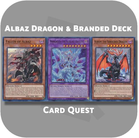 Generic Complete Custom Deck for Yu-Gi-Oh! - Albaz Dragon & Branded Fusion Deck in Saudi Arabia