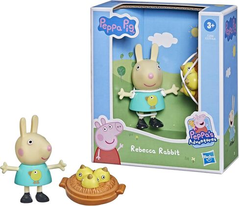 Peppa Pig Peppa’s Adventures Peppa’s Fun Friends Preschool Toy, Rebecca Rabbit Figure, Ages 3 and Up in Saudi Arabia