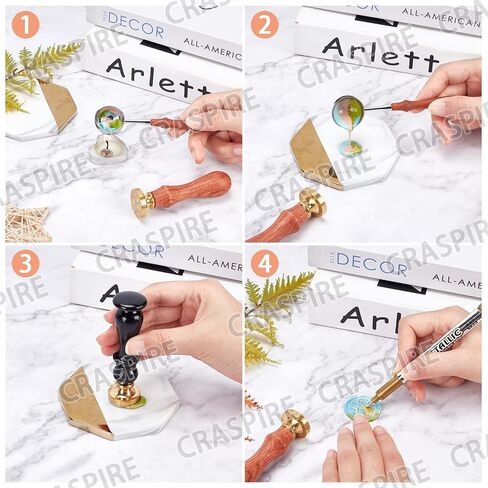 CRASPIRE Flamingo Wax Seal Stamp Palm Leaves Sealing Wax Stamps Animal 30mm Vintage Removable Brass Stamp Head with Wood Handle for Wedding Invitations Halloween Christmas Thanksgiving Gift Packing in Saudi Arabia