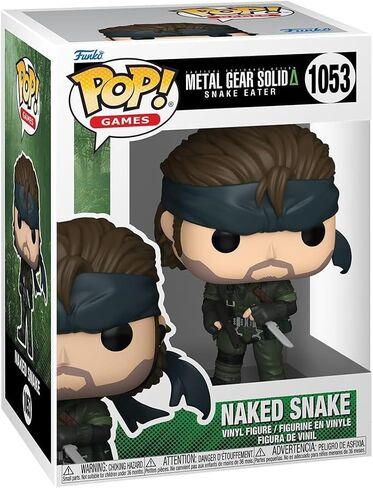 POP Games: Metal Gear Solid - Naked Snake Funko Vinyl Figure (Bundled with Compatible Box Protector Case), Multicolored, 3.75 inches in Saudi Arabia