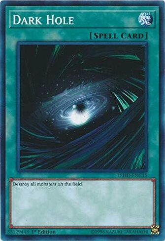 Yu-Gi-Oh! - Dark Hole - LEHD-ENC15 - Common - 1st Edition - Legendary Hero Decks - Phantom Knights Deck in Saudi Arabia