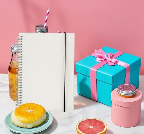 yihuanyifa 4pcs مجلة Notebook منتشرة B5 الحجم 10.1 بوصة × 7.6 بوصة 160 صفحة لكل حزمة 100 ورقة GSM السميكة ، المجلات الغلاف المربوطة الحلزونية للدراسة والملاحظات (منقط) in Saudi Arabia