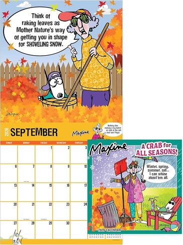 TF Publishing 2026 Maxine Wall Calendar - شبكات كبيرة للتعيينات والجدولة - تقويم الحائط الشهري العمودي 2026 مع ورقة غير لامعة متميزة لمنظمة المنزل والمكاتب - 12 بوصة 12in in Saudi Arabia