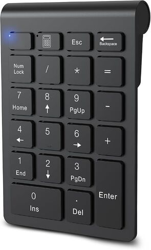 cimetech Wired Number Keypad, 18 Key USB Numeric Pad | Office Accounting, Portable, Mini, for Laptop PC Computer Desktop Surface Pro Notebook in Kuwait