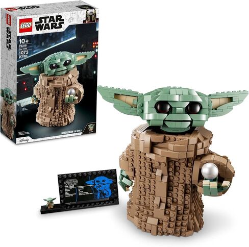 Lego Star Wars: The Mandalorian Series The Child 75318 - Baby Yoda Grogu Figure ، Building Toy ، Troughible Room Decoration for Boys and Teens ، مع Minifigure و Nameplate ، فكرة الهدية in Saudi Arabia