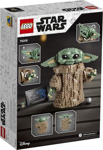 Lego Star Wars: The Mandalorian Series The Child 75318 - Baby Yoda Grogu Figure ، Building Toy ، Troughible Room Decoration for Boys and Teens ، مع Minifigure و Nameplate ، فكرة الهدية in Saudi Arabia