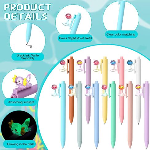 48 PCS AXOLOTL MINI Notebooks Axolotl point pens set لطيف لطيف الجيب الجيب in Saudi Arabia