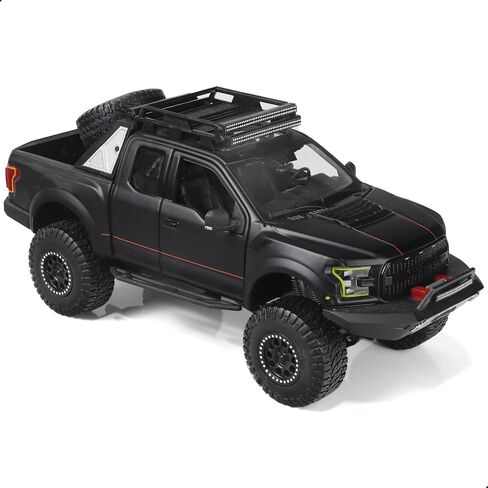 لعبة بيك آب شاحنات للأولاد المتوافقة مع 2023 Toguta Tacoma Tro Pro ، 1/24 Metal Diecast Model Thane Truck Car for Kids- Gray in Kuwait