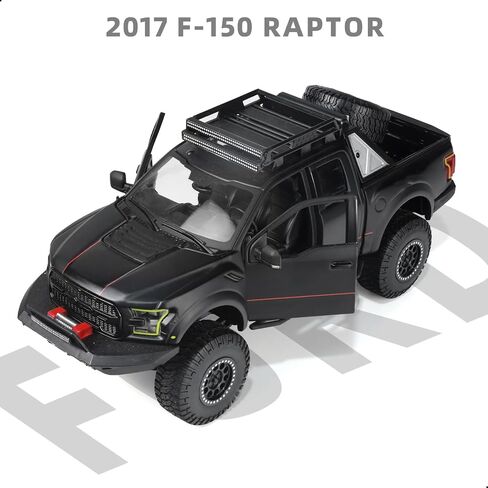 لعبة بيك آب شاحنات للأولاد المتوافقة مع 2023 Toguta Tacoma Tro Pro ، 1/24 Metal Diecast Model Thane Truck Car for Kids- Gray in Kuwait