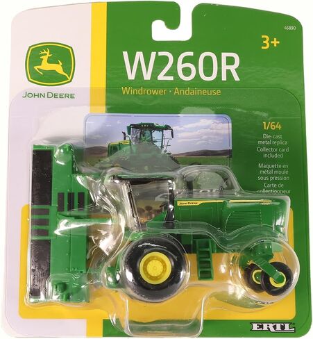 John Deere 1/64 Scale W260R Windrower Die-Cast Metal Replica ERTL 45890 in Saudi Arabia