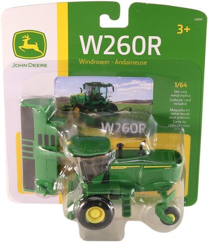 John Deere 1/64 Scale W260R Windrower Die-Cast Metal Replica ERTL 45890 in Saudi Arabia