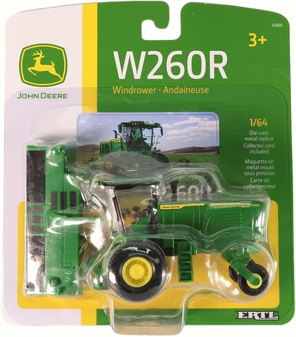 John Deere 1/64 Scale W260R Windrower Die-Cast Metal Replica ERTL 45890 in Saudi Arabia