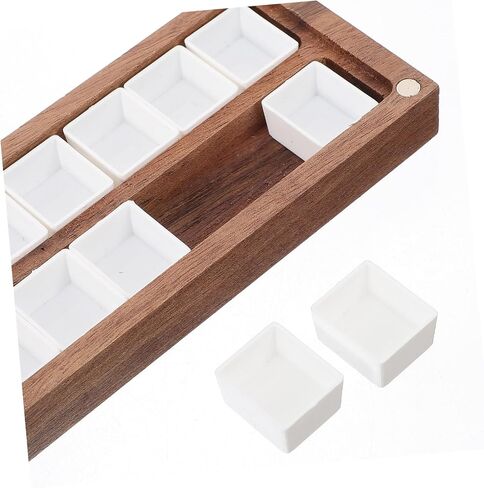 Plastic Watercolor Mixing Box Reusable Empty Palette for Watercolor Lightweight with Lid for Easy Carrying for Artists Color Mixing Activities in Saudi Arabia