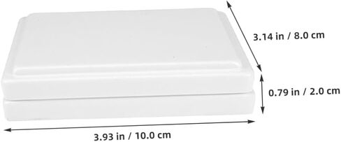 COHEALI 2pcs Watercolor Palette Palette Box Lid Airtight Paint Tray Lid Plastic Paint Tray for Indoor Outdoor Painting in Saudi Arabia