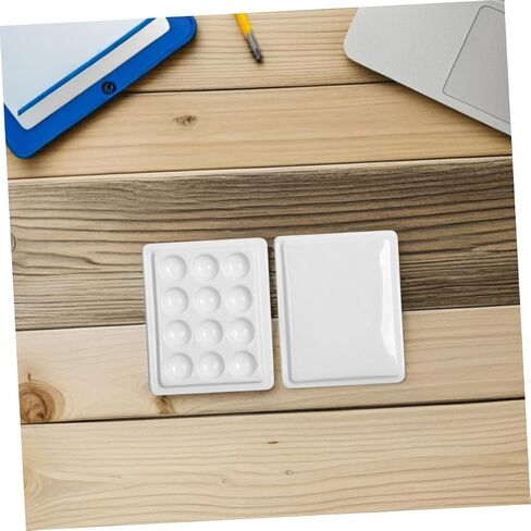 COHEALI 2pcs Watercolor Palette Palette Box Lid Airtight Paint Tray Lid Plastic Paint Tray for Indoor Outdoor Painting in Saudi Arabia