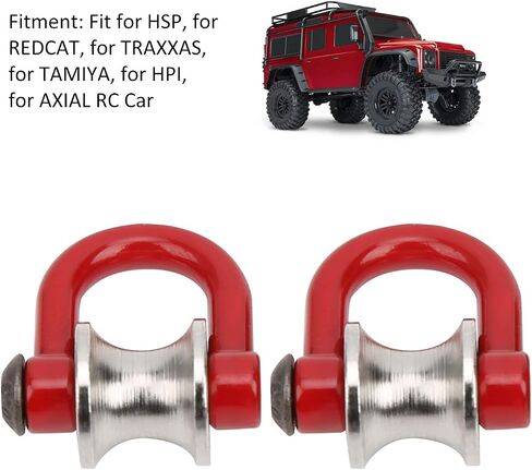 بكرة رفع RC ، 2pcs نموذج RC محاكاة البرة ذات السلك الفولاذ المحمولة ملحقات السيارة الملحقات لـ HSP Crawler RCCAR (النوع ب) in Saudi Arabia