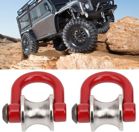 بكرة رفع RC ، 2pcs نموذج RC محاكاة البرة ذات السلك الفولاذ المحمولة ملحقات السيارة الملحقات لـ HSP Crawler RCCAR (النوع ب) in Saudi Arabia
