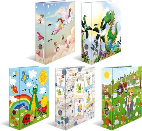 HERMA Lever Arch File Kindergarten with Sand Box Friends Motif, A4, 70 mm Spine, with Inner Print, 1 Folder in Kuwait