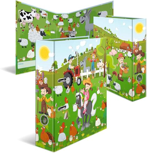 HERMA Lever Arch File Kindergarten with Sand Box Friends Motif, A4, 70 mm Spine, with Inner Print, 1 Folder in Kuwait