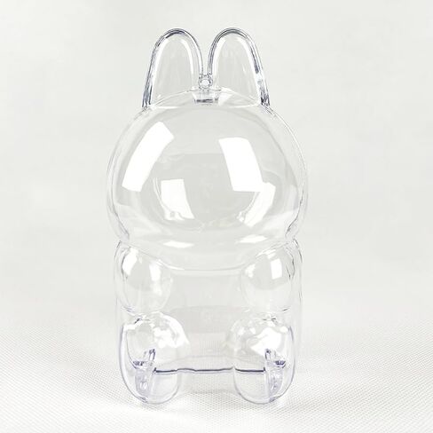 Protective Case for LABUBU, Display Case for LABUBU, Standing, Portable Anti-Scratch and Dustproof Polycarbonate Material in Saudi Arabia