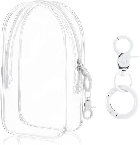كيس عرض الشكل واضح مع سلسلة المفاتيح 7.4 "x4.2" Clear Figure Display Bage -keychain للمربعات العمياء والأشكال المصغرة والمقتنيات in Saudi Arabia