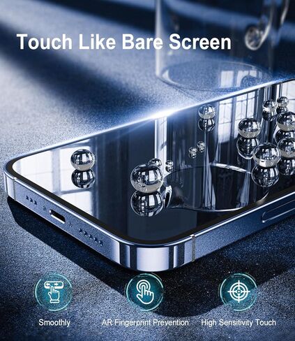 OAproda [1pc stronger than 3pcs • Integrated dustproof Screen Protector for iPhone 15 Pro Max [Full Protection] 9H+ Shatterproof, Reinforced edges, Case Friendly,6.7-inch in Kuwait