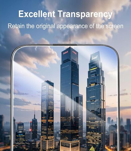 OAproda [1pc stronger than 3pcs • Integrated dustproof Screen Protector for iPhone 15 Pro Max [Full Protection] 9H+ Shatterproof, Reinforced edges, Case Friendly,6.7-inch in Kuwait