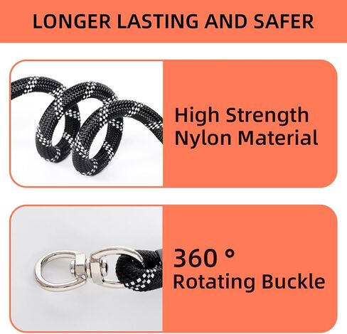 Tangle Free Dog Leash for 2 Dogs, 360 ° Rotating Anti Entanglement Dog Leash, Suitable for Carrying Multiple Beloved Dogs for Travel, blue-2in1 in Saudi Arabia