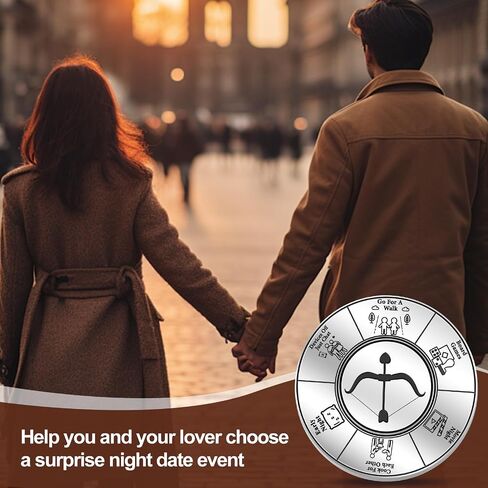 Stocking Stuffers for Men Women: Stainless Steel Turntable Selection Food Dice & Date Night Couple Gifts for Boyfriend Grilfriend Him Her Wife on Christmas Birthday Anniversary Valentines Day Weddind in Saudi Arabia