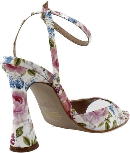 Steve Madden Women's Beki Heeled Sandal, Bone Leather, 6.5 in Saudi Arabia