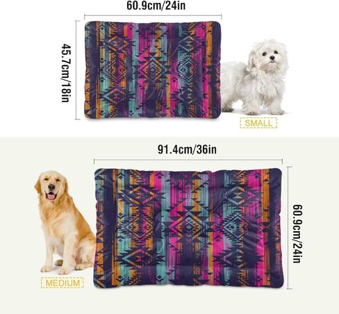 Military Texture Camo Dog Bed Cat Bed, Rectangle Comfortable Pet Bed, Ultra Soft Calming Dog Bed for Small Medium Large Dogs, 36x24in in Saudi Arabia