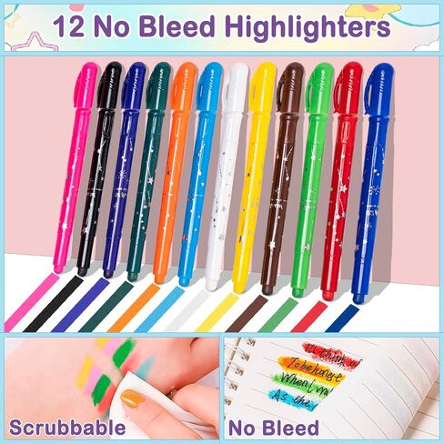 78pcs لوازم مدرسية جمالية مع علبة قلم رصاص لطيف ، أقلام باستيل ، أقلام أقلام ميكانيكية ، محددة 0.5 0.7 و 2.0 مم ، والعودة إلى مجموعة الطالب الثابتة ، حقيبة قلم رصاص مع اللوازم in Saudi Arabia