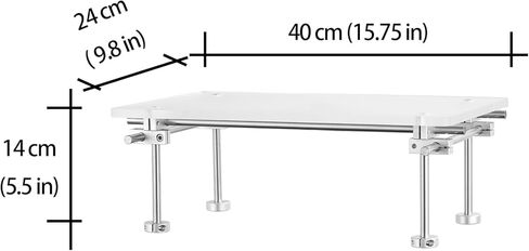 منظم المكتب والإكسسوارات ، مراقبة الكمبيوتر Stand for Desk ، 15.7 "DIY Acrylic Monitor Riser للملحقات المكتبية in Kuwait