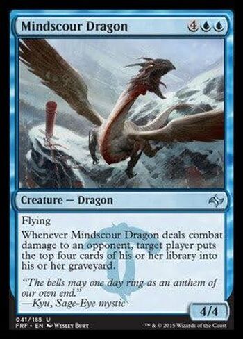 Magic The Gathering - Mindscour Dragon (041/185) - Fate Reforged in Saudi Arabia