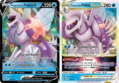 Palkia V & Vstar 040/189 Astral Radiance - Pokemon Ultra Rare Set - Holo Rare Card Lot in Saudi Arabia