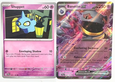 Banette ex 088/198 Holo - Scarlet & Violet - Pokemon Evolution 2 Card Set in Saudi Arabia