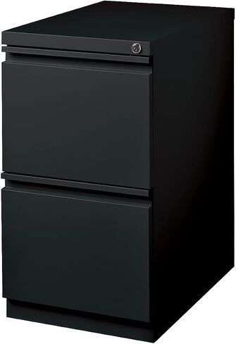 STAPLES 2-Drawer Vertical File Cabinet, Locking, Letter, Black, 19.88-inch D, 2/Pack (ST60432/24876DV) in Saudi Arabia