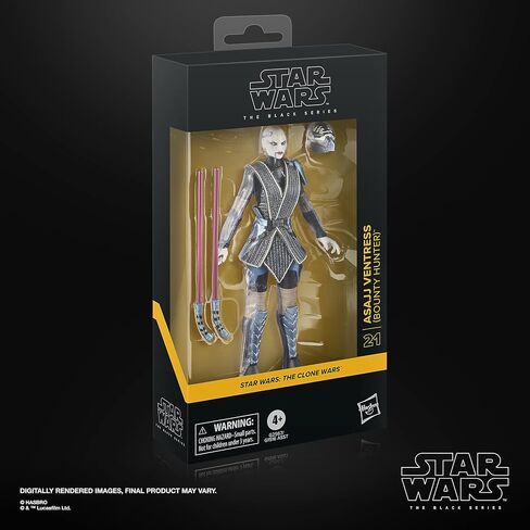 STAR WARS The Black Series Asajj Ventress (Bounty Hunter), The Clone Wars Premium Collectible 6 Inch Action Figure in Saudi Arabia