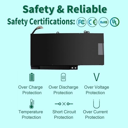 800049-001 KI04 بطارية الكمبيوتر المحمول HP Pavilion 15-ab 15-an 17-g 15t-ab100 17t-g100 17t-s100 cto Series 15-ab143cl 15-ab223cl 15-ab153nr 15-an044nr 14-ab166us 17-ab220 رقم 17-g133cl 800009-421 تي بي إن-Q158 in Kuwait