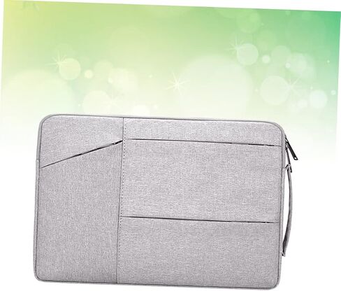 Angoily Laptop Tote Bag Business Briefcase for Travel Notebook Handbag Shock Absorption Grey Color for Outdoor Use in Saudi Arabia