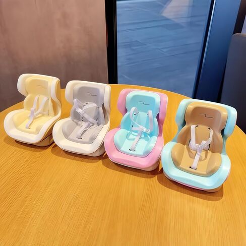 Dolls car seat with Air Vent Clip, Magnetic Doll Car Seat Holder, Universal 17cm Action Figure Sofa with Elastic Safety Belt for Automotive AC Vents & Desktop Display in Saudi Arabia
