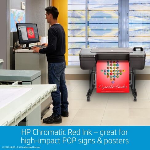 HP DesignJet Z6 Large Format PostScript Printer - 24 "، مع ميزات الأمان المتقدمة (T8W15A) in Saudi Arabia