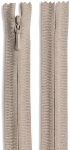 36-Inch Invisible Zipper – Non-Separating Nylon Zipper for Dresses, Skirts, Pants & Crafts (Beige) in Saudi Arabia