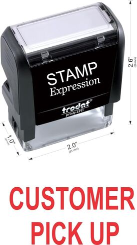 Stampexpression - عميل التقاط المكتب طابع مطاطي للمكتب - الحبر الأحمر (A -5893) in Saudi Arabia