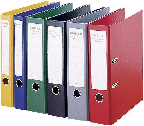 Centra Standard Folder (Grey Cardboard RC, Laminated with PP Film, A4, 8 cm Spine Width, Chromos) Fuchsia, Pack of 20 in Saudi Arabia